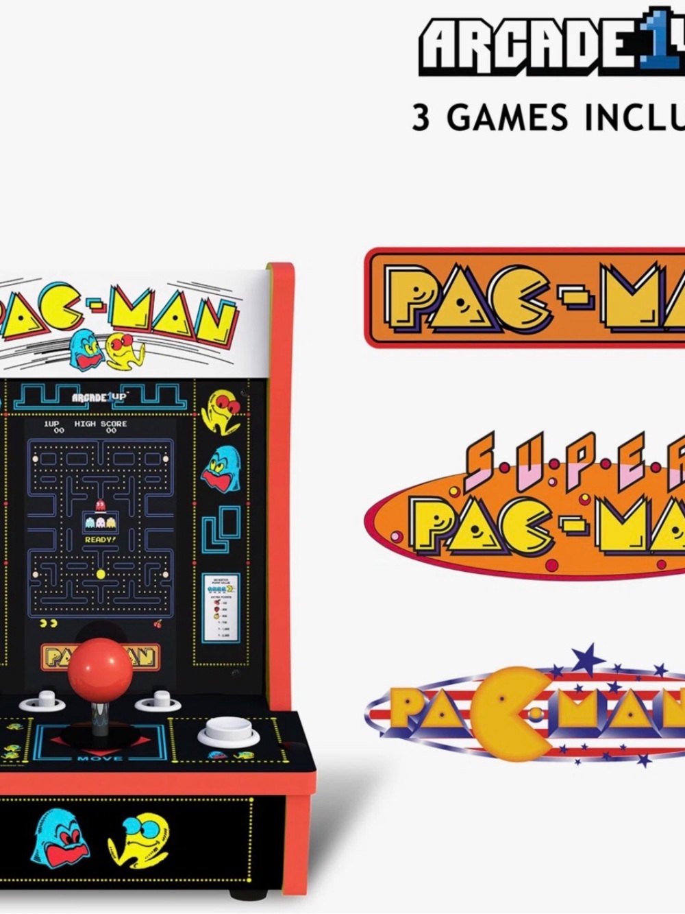 1Up Pac-Man Mini CounterArcade  - Tested and working - Picture 10 of 14